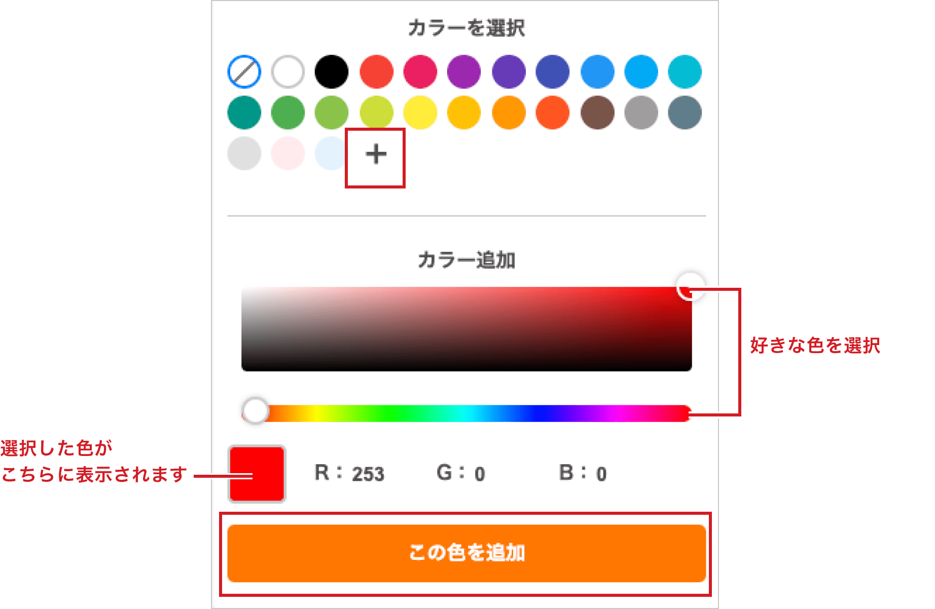 背景色の追加