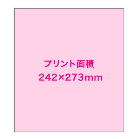 色紙（オンデマンド）の寸法サイズとプリント範囲イメージ