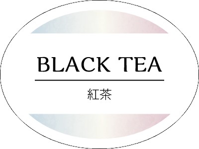 飲食店_喫茶店・カフェ_おしゃれ_青・ピンクのシールデザインテンプレートイメージ