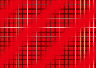 A3_タータンチェック赤の包装紙・のし紙デザインテンプレートイメージ