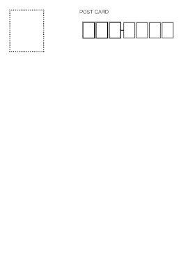 ポストカード はがきdmの無料デザインテンプレート グラフィック